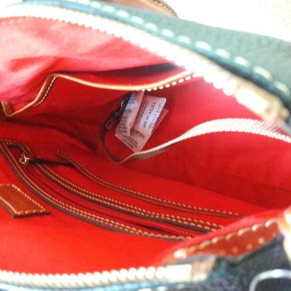 NWT DOONEY & BOURKE LEATHER DOMED SATCHEL HANDBAG - Picture 5 of 8